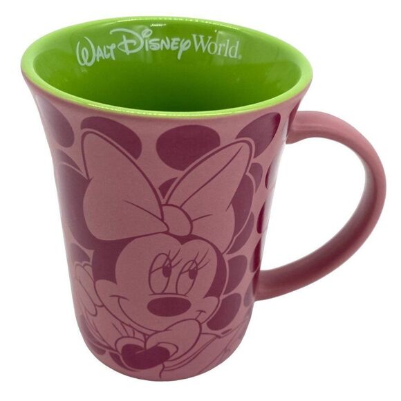 Disney Parks Walt Disney World Minnie Mouse Pink Polka Dot Mug - Picture 2 of 8